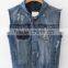 Runwaylover EY1065C Hot Sale 2017 Ladies Fashion Sleeveless Denim Jackets