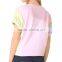 2017 OEM Slouchy Faded Tie-dye Ribbed Neckline Shirt Womens