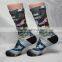 3d Digital printed custom design elite basketball crew socks terry socks factory