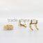 3 Pieces/set Women Gold Silver Plated Hollow Arrow Midi Finger Knuckle Rings