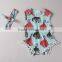 fashionable beauty pattern baby girl summer rompers with pom pom