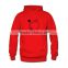 winter thick silk printed red hoodies pullover unisex plain popular