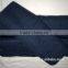 Hand woven organic linen dark blue waffle towel