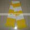 custom knitted striped plain double scarf pattern