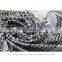 TOROS BSCI Approval fashion women printed triangular cotton square scarf
