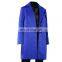 2017 latest design dark blue Winter Coat for women with trench coat
