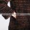 China factory wholesale genuine knitted natural real mink fur coat for women
