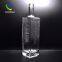 square glass vodka whiskey bottle 70cl 700ml top quality super flint wine bottles wholesale