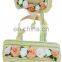 summer kids flower hat and bag set