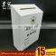 Factory custom pmma plexiglass charity bin money box acrylic donation box