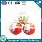 Vintage egg metal tin ornament box tin for Christmas gift, present