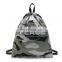 Custom Nylon Waterproof Camouflage Sports Drawstring Backpack Bag