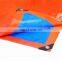 Blue And Orange Waterproof Decorative PE Tarpaulin