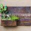 Hanging Metal Wall Planters Corten Steel Flower Pots