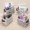 Rectangular canvas basket colorful storage baskets cotton canvas laundry basket foldable cube storage bin