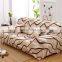 China Supplier cheap Beige Wave Elastic full Sofa Cover Printed Modern Sofa Cover