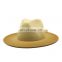 2020 new arrival ombre fedora Big Brim woolen hat gradient two color jazz hat autumn and winter men's and women's felt hat