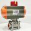 Q611F SS316 DN15~DN100 Thread Stainless Steel Pneumatic Ball Valve