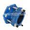 Ductile cast iron universal coupling for PVC pipe