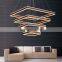 Nordic modern minimalist living room chandelier atmosphere front bedroom creative chandelier
