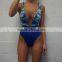 2016 Best Seller Hawaii Beach Bathing Suit High Waisted Push Up Bikini Deep V Sey Tie Dye Women Swim Suit Bandage Bikinis Khaki