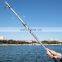 New Design Handmade 3.6-4.5m Fishing Telescopic Rod Carbon Fiber Long Distance Throwing Fishing Rod Reservoir Solid Fishing Rod