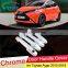for Toyota Aygo MK2 2015 2016 2017 2018 2019 Chrome Door Handle Cover Trim Luxuriou Catch Cap Car Set Styling Accessories ABS