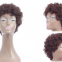 Short Curly100%human Hair Wig With Bangs