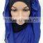 sew with an ninja underscarf 2015 big size headscarf beautiful flower one piece islamic muslim HIJAB