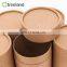 Natural Brown Kraft Paper Round Paper Boxes Cylinder Boxes for Honey