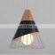 Modern Wood Pendant Lights Metal Shade Lights Restaurant Bar Cafe Living Room Nordic Pendant Lamp