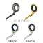 OEM Fishing Rod Guide various types Fishing Rod Eyes Guides Line Rings with plating of frame colorand all kinds of ceramic ring