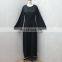 Foreign trade cross-border Muslim women's long skirt abaya dubai middle east jalabiya pure color robe