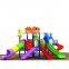 Kindergarten High Quality Kids Large Outdoor Plastic Slide Playground Equipment in the Park for sale