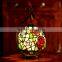 tiffany table lamp stained glass rose night light LED decoration light
