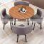 Small MOQ Round small apartment dining table and chair combination household dining table