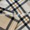 Free sample check  wholesale stock lot pure Cotton check shirting  fabrics