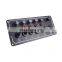 Universal multifunctional combination 6-position panel button switch with light cigarette lighter overload protector