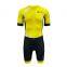China Manufactory teamwear custom Price Hot Design Bright Yellow swinsuits for short women custom speed skating suit Custom Short Sleeve Quick-dry Speed Skating Skin Suit