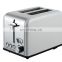 Small household stainless steel toaster multi-function baking toaster breakfast machine with pointer plate