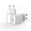 Factory wholesale 20w pd USB C Fast Charging Power Type-C EU pd wall charger Plug for For iPhone Charger