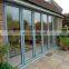 High performance stylish prefabricated folding doors heat insulated aluminum folding door for large view
