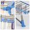 Simple design push-pull metal multifunctional towel drying clothes rack