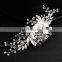 Pearl Crystal Wedding Hair Comb Bride Handmade Wedding Hair Accessories Hair Jewelry