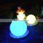 Elegant Spinner white or RGB color changing LED emitting light Solar hanging decorative Acrylic Sphere Ball lights for outdoor