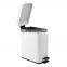 Bathroom Rubbish Trash Bins For Home Steel Can Stainless Garbage Indoor Dust Metal Bucket