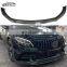 W205 C Class Lci Carbon Fiber CMST Style Front Lip Front Bumper Lip For Mercedes Benz C Class W205  C180 C200 C260 C30