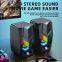 China Speaker Supplier HIFI Audio Subwoofer Computer Usb Rgb Gaming Speakers for Pc Laptop Wireless Gaming Speaker