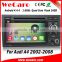 Newest Android 4.4.4 car dvd touch screen for audi a4 autoradio gps dvd android 1080p 2002-2008