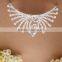 Korean Style High Quality Crystal Double Peacock Crown Tiaras Wedding Hair Accessories